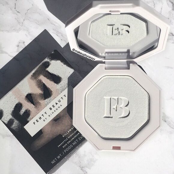 FENTY Beauty Metal Moon Highlighter (white with silver sparkle) - Picture 1 of 9